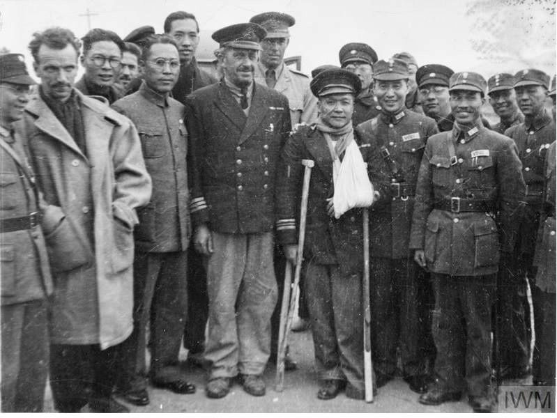 Admiral Chan Chak arriving in Kukong 
    Photo IWM ©