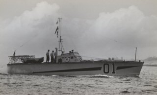 MTB 01 on sea trials