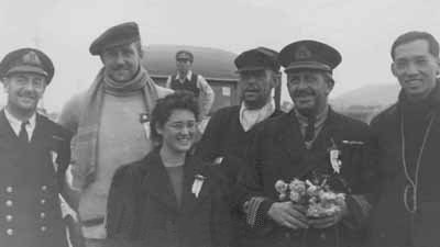 Cmdr Henry Hsu ROC at Shuikwan [Kukong] 6th Jan 1942 
    Photo from Admiral Chan Chak's collection ©