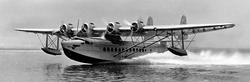 A PanAm Sikorsky S-42 similar to the Hong Kong Clipper