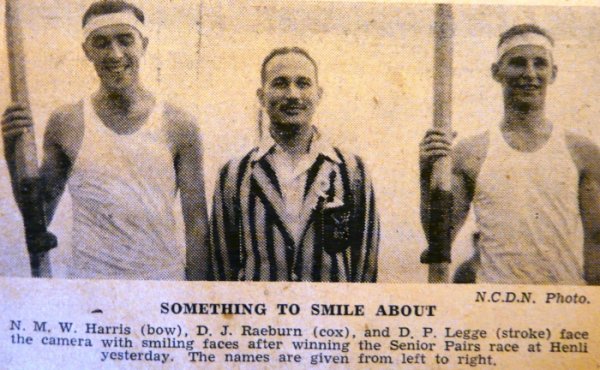 David Pouncefoote Legge rowing at Shanghai Henli 1st Nov 1936 David Pouncefoote Legge rowing at Shanghai Henli 1st Nov 1936