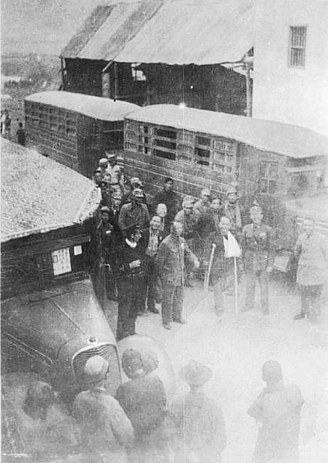 Admiral Chan Chak & the Fortunate few arriving in Kukong 6th January 1942. Admiral Chan Chak & the Fortunate few arriving in Kukong 6th January 1942