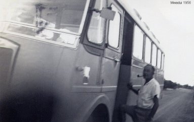 Buddy Hide getting the Mwadui bus; 
  & the Van Rooan family going to school:
  Click here to see more