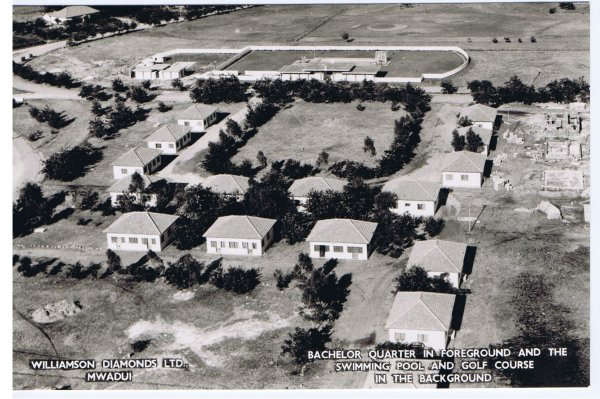 Mwadui Swimming Pool from the air